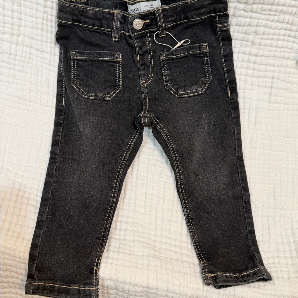Zara Kids Black Denim Jeans